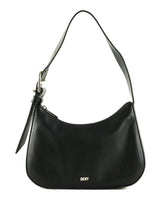 DKNY Top Zip Closure Casual Satchel, Black/Gold